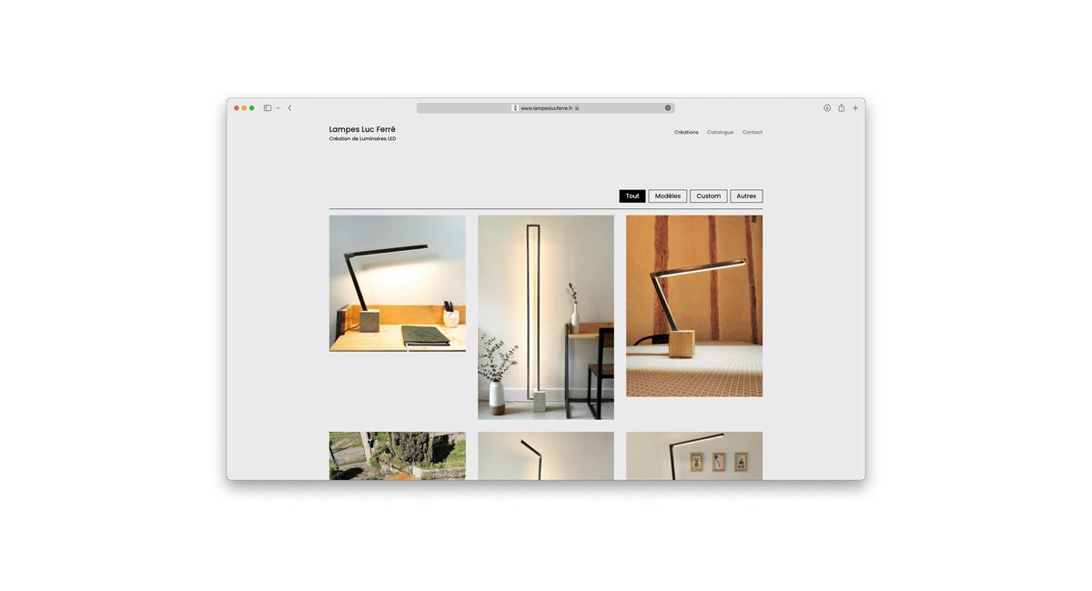 Site | Lampes Luc Ferré